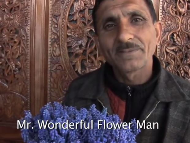 KASHMIR: MR WONDERFUL FLOWER MAN